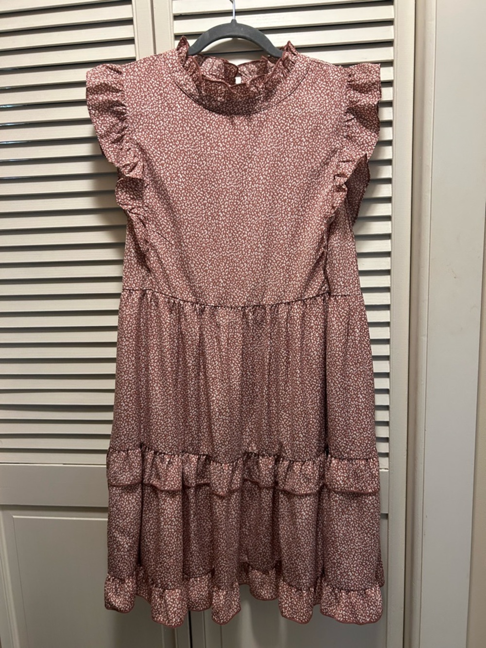 JODIFL Ruffle Midi Dress